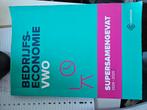 Supersamengevat Bedrijfseconomie VWO 2024-2025, Boeken, Ophalen of Verzenden, Beta, Gelezen, HBO