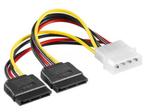 Voedingssplitter van Molex naar 2x SATA, Nieuw, Ophalen of Verzenden, Nieuw