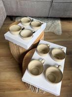 Nieuwe beige keramiek mokken Xenos 8 stuks, Keramiek, Nieuw, Ophalen of Verzenden, Overige stijlen