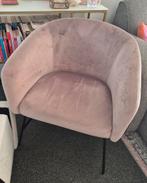 Lichtroze fauteuil - heerlijk zitcomfort!, Gebruikt, Minder dan 75 cm, Ophalen of Verzenden, 50 tot 75 cm