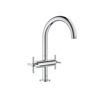 GROHE ATRIO WASTAFELKRAAN MET TWEEGREPEN L-SIZE CHROOM beschikbaar voor biedingen