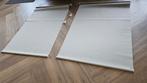 Twee off White Luxaflex rolgordijnen, 50 tot 100 cm, Wit, 100 tot 150 cm, Ophalen of Verzenden