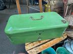 Groene Emaille Broodtrommel - Vintage Keuken, Antiek en Kunst, Antiek | Emaille, Ophalen of Verzenden