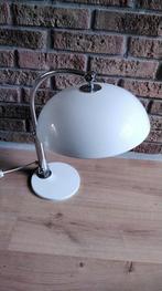 BUREAULAMP H.BUSQUET, Huis en Inrichting, Lampen | Tafellampen, Ophalen of Verzenden, Zo goed als nieuw, Glas, Minder dan 50 cm