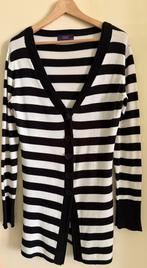 Zwart wit gestreept vest Studio Anneloes (M), Maat 38/40 (M), Studio Anneloes, Verzenden, Zwart