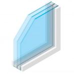 Nieuwe HR+++ Triple glas ruit 50,5 cm breed x 115 cm hoog, Doe-het-zelf en Verbouw, Glas en Ramen, Ophalen, Gevelraam of Ruit