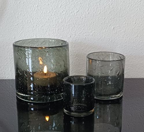 Windlichten Puur Wonen, Huis en Inrichting, Woonaccessoires | Kandelaars en Kaarsen, Zo goed als nieuw, Kandelaar, Minder dan 25 cm