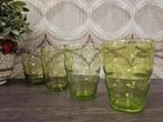 IKEA Skoja Glazen - groen glas set 4 stuks, Huis en Inrichting, Ophalen of Verzenden, Zo goed als nieuw, Box 702, 343 81 Älmhult, Sweden