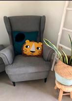 IKEA Strandmon Fauteuil - Comfortabel en Stijlvol, Ophalen of Verzenden, Gebruikt, Grijs, Overige vormen