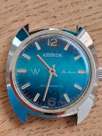 Vintage Aseikon heren horloge, Ophalen of Verzenden