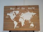 Houten Wereldkaart!, Verzamelen, Rechthoekig Liggend, Ophalen of Verzenden, Zo goed als nieuw, A1 t/m A3