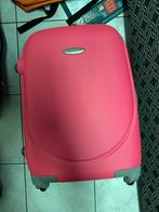 Roze Koffer met Wieltjes Imagio, Hard kunststof, 45 tot 55 cm, Zo goed als nieuw, Wieltjes