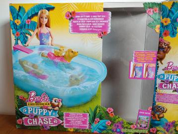 Barbie Puppy Chase Zwembad met Hond - Originele Doos beschikbaar voor biedingen