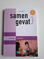 VMBO-KGT Samengevat 2023/24 Economie, Ophalen of Verzenden, Zo goed als nieuw, VMBO, Economie