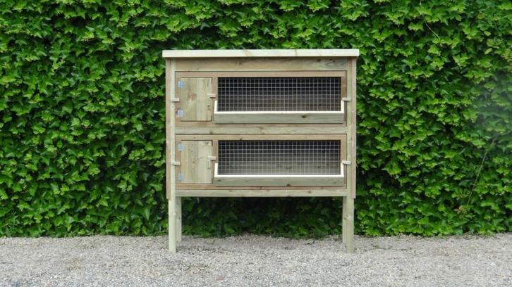 Konijnenhok Weypoort | Duurzame materialen, Dieren en Toebehoren, Knaagdieren en Konijnen | Hokken en Kooien, Nieuw, Hok, 90 cm of meer