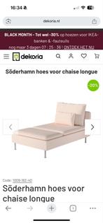 Lichtroze IKEA Söderhamn Chaise Longue Hoes, Ophalen, Gebruikt, Eenpersoons, 100 tot 125 cm