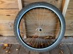 2 x 26 inch MTB banden met voorvelg, Ophalen, Zo goed als nieuw, Mountainbike, Band