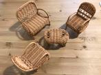 Vintage rotan meubeltjes voor (Barbie) poppen, Ophalen of Verzenden, Zo goed als nieuw, Toebehoren