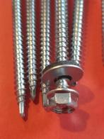 25 st verzinkt metaal sandwichpaneel schroeven 4,8x100, Tuin en Terras, Ophalen of Verzenden, Nieuw, 250 cm of meer, Balken