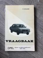 Vraagbaak Opel Ascona B & Manta 1975-1978 P. Olyslager, Ophalen of Verzenden
