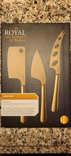 Royal van Kempen & Begeer Kaasmessenset 3-delig, Huis en Inrichting, Keuken | Bestek, Ophalen of Verzenden, Nieuw, Rvs of Chroom