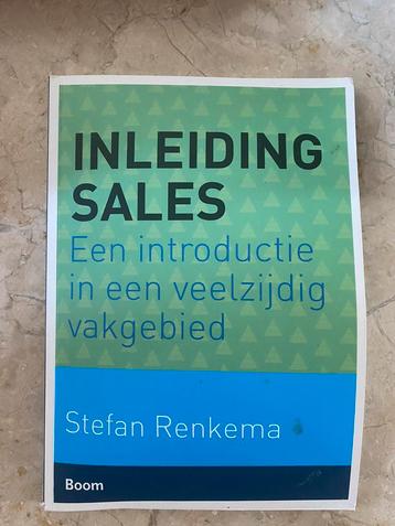 Boek inleiding sales beschikbaar voor biedingen