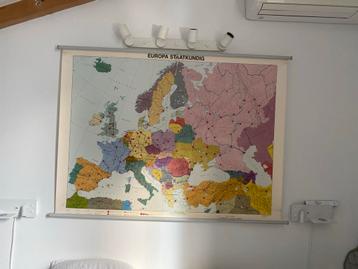 Oude Staatkundige Kaart van Europa beschikbaar voor biedingen