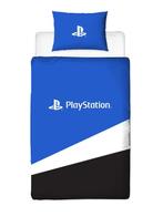 1-persoons dekbedovertrek blauw Playstation banner NIEUW!, Blauw, Dekbedovertrek, Nieuw, Ophalen of Verzenden