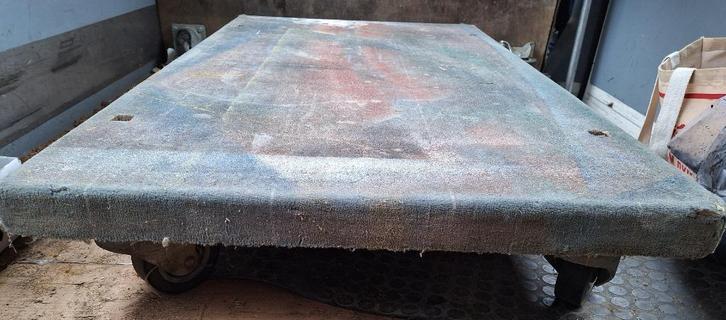 transportroller transportkar >800kg, Doe-het-zelf en Verbouw, Transportwagens, Gebruikt, Transportkar, 100 liter of meer, Ophalen