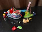 Playmobil Hovercraft met onderwatermottor en dino 9435 +doos, Ophalen of Verzenden, Zo goed als nieuw, Complete set