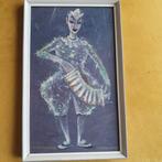 H. (Harry) Antheunis. Midcentury schilderij van een clown., Ophalen of Verzenden