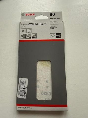 Bosch schuurpapier 93x186mm beschikbaar voor biedingen