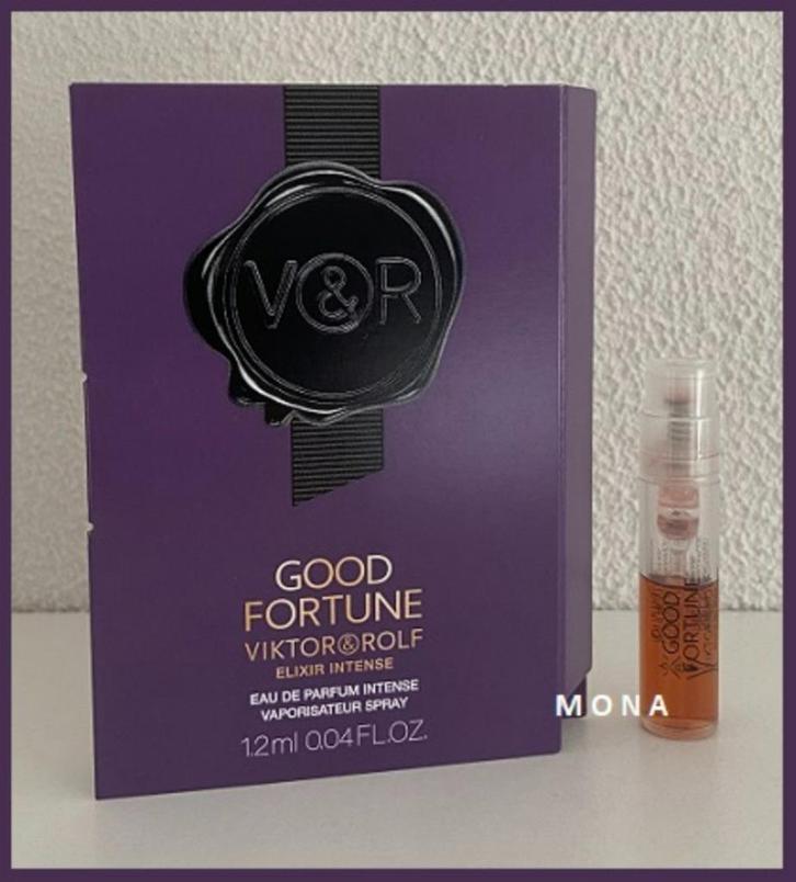 Good Fortune Elixir Intense parfum sample proefje tester, Sieraden, Tassen en Uiterlijk, Uiterlijk | Parfum, Nieuw, Verzenden