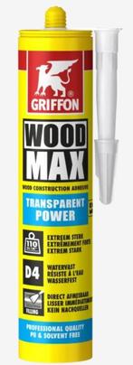 Griffon Wood Max Transparant Power - constructielijm transpa, Ophalen of Verzenden, Nieuw