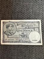 5 Frank 1938 België, Postzegels en Munten, Bankbiljetten | België, Ophalen of Verzenden, Los biljet