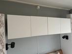 Bovenkasten Ikea Platsa systeem met Fonnes deurtjes, Huis en Inrichting, Keuken | Keukenelementen, Ophalen, Wit, 150 tot 200 cm