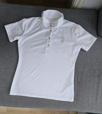 Te koop: nieuw wit wedstrijdshirt Imperial Riding beschikbaar voor biedingen