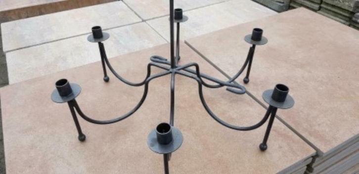 Metalen hanglamphouder voor decoratie te koop, Huis en Inrichting, Woonaccessoires | Kandelaars en Kaarsen, Nieuw, 25 tot 50 cm