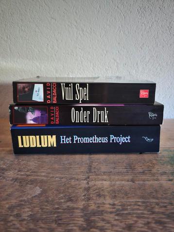 Baldacci en Ludlum boeken  beschikbaar voor biedingen