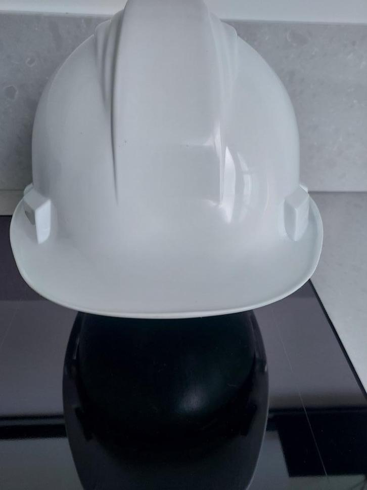 North veiligheidshelm A79R - Wit - 4 punten nylon - NIEUW, Doe-het-zelf en Verbouw, Veiligheidshelmen, Nieuw, Ophalen of Verzenden