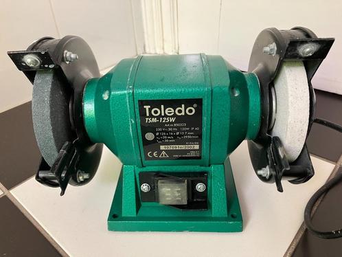 Fijne slijpmachine van Toledo - Zie alle foto’s, Doe-het-zelf en Verbouw, Gereedschap | Slijpmachines, Gebruikt, Werkbankslijpmachine