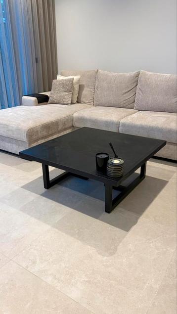 Vierkante Mangohout salontafel 94cm  beschikbaar voor biedingen