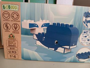 Biobuddi Wildlife Big Blocks Walvis - 12 stuks beschikbaar voor biedingen