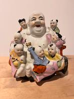 Antiek boeddha beeld met kinderen, keramiek, china, Antiek en Kunst, Antiek | Keramiek en Aardewerk, Ophalen of Verzenden