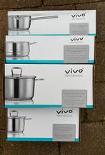Vivo Villeroy & Boch Pannenset + braadpan, Huis en Inrichting, Keuken | Potten en Pannen, Inductieplaat, Nieuw, Pannenset, Ophalen of Verzenden