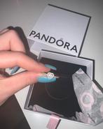 Gouden Pandora Ring met Hart, 18 tot 19, Ophalen of Verzenden, Zo goed als nieuw, Met edelsteen