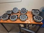 8x Showtec Compact Par 7 Tri LED Spot, Ophalen of Verzenden, Gebruikt, Licht