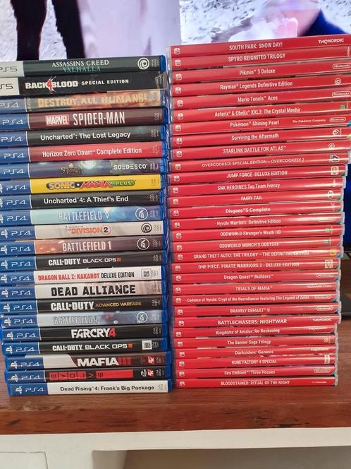 Div games lees beschrijving, Spelcomputers en Games, Games | Nintendo Switch, Zo goed als nieuw, Avontuur en Actie, 3 spelers of meer