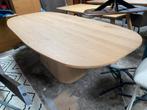Deens ovale eiken tafel 250x100, Ophalen, 100 tot 150 cm, Eikenhout, Ovaal
