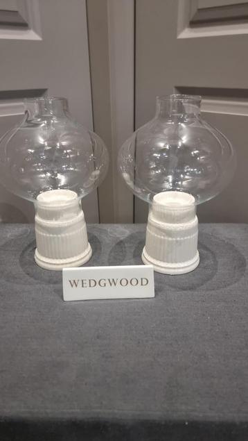Wedgwood Edme 2 windlichten kandelaars beschikbaar voor biedingen